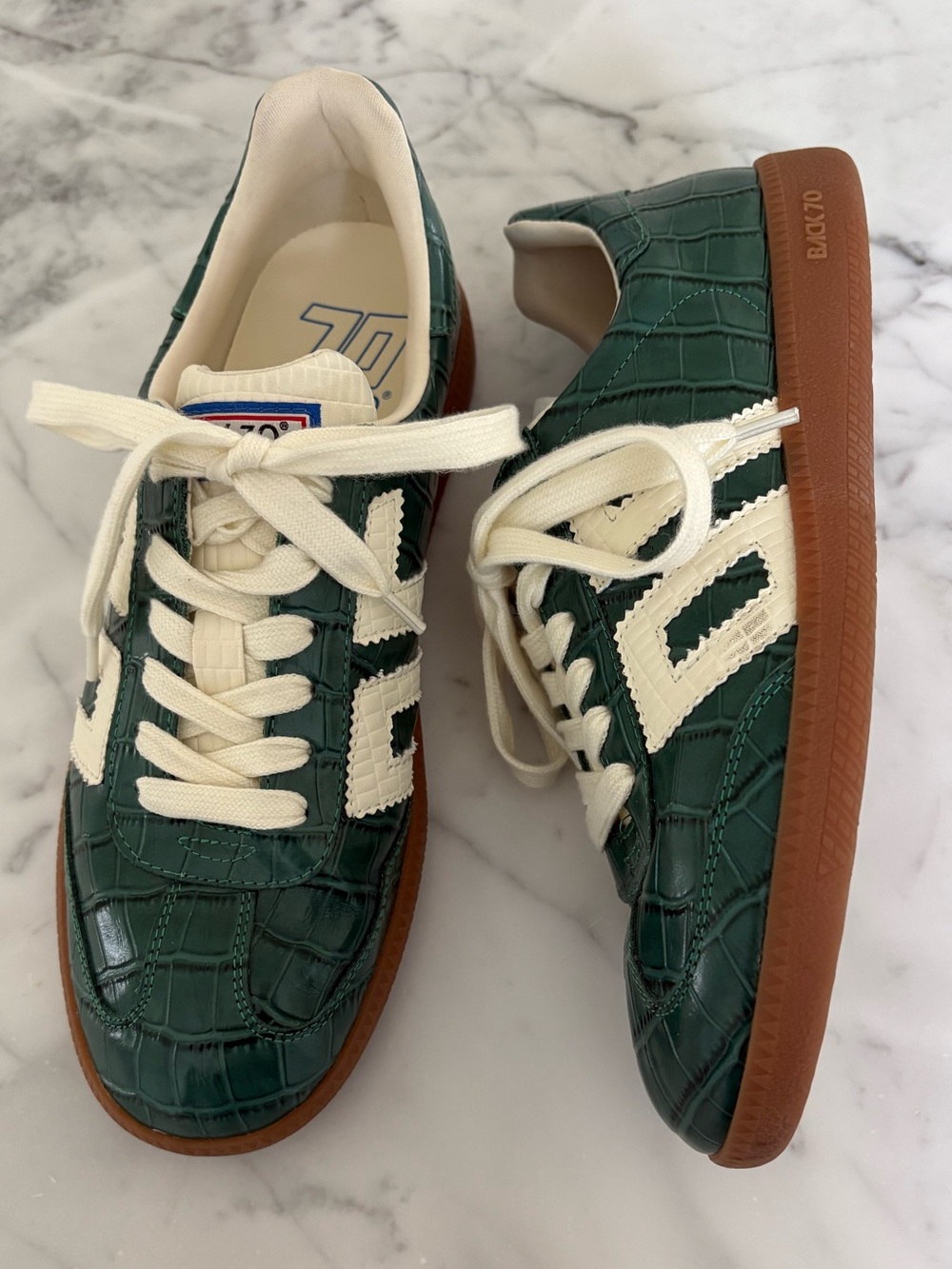 Back 70 Cloud K sneakers in Green Milk
